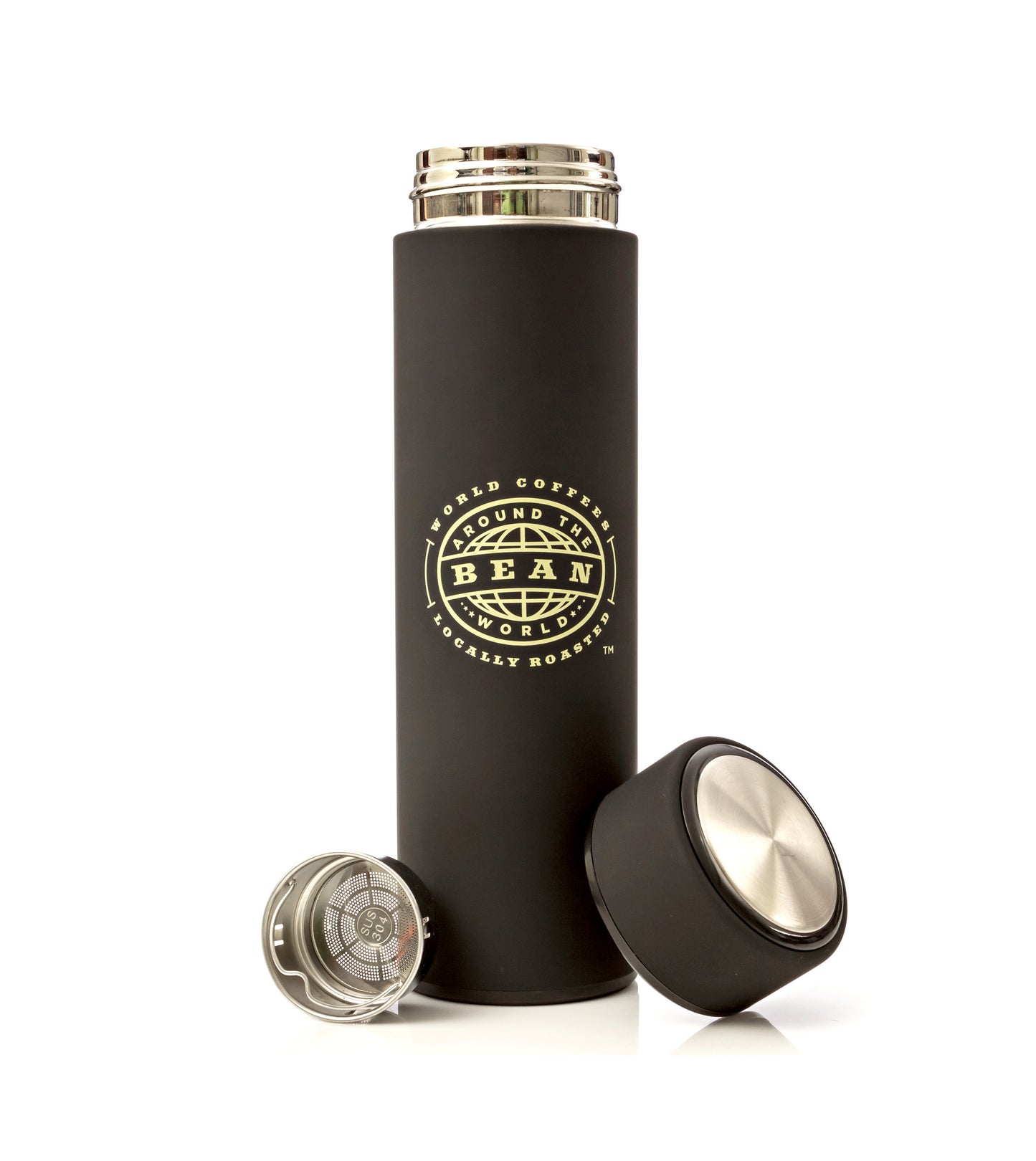 Travel Thermos Black | 16 oz