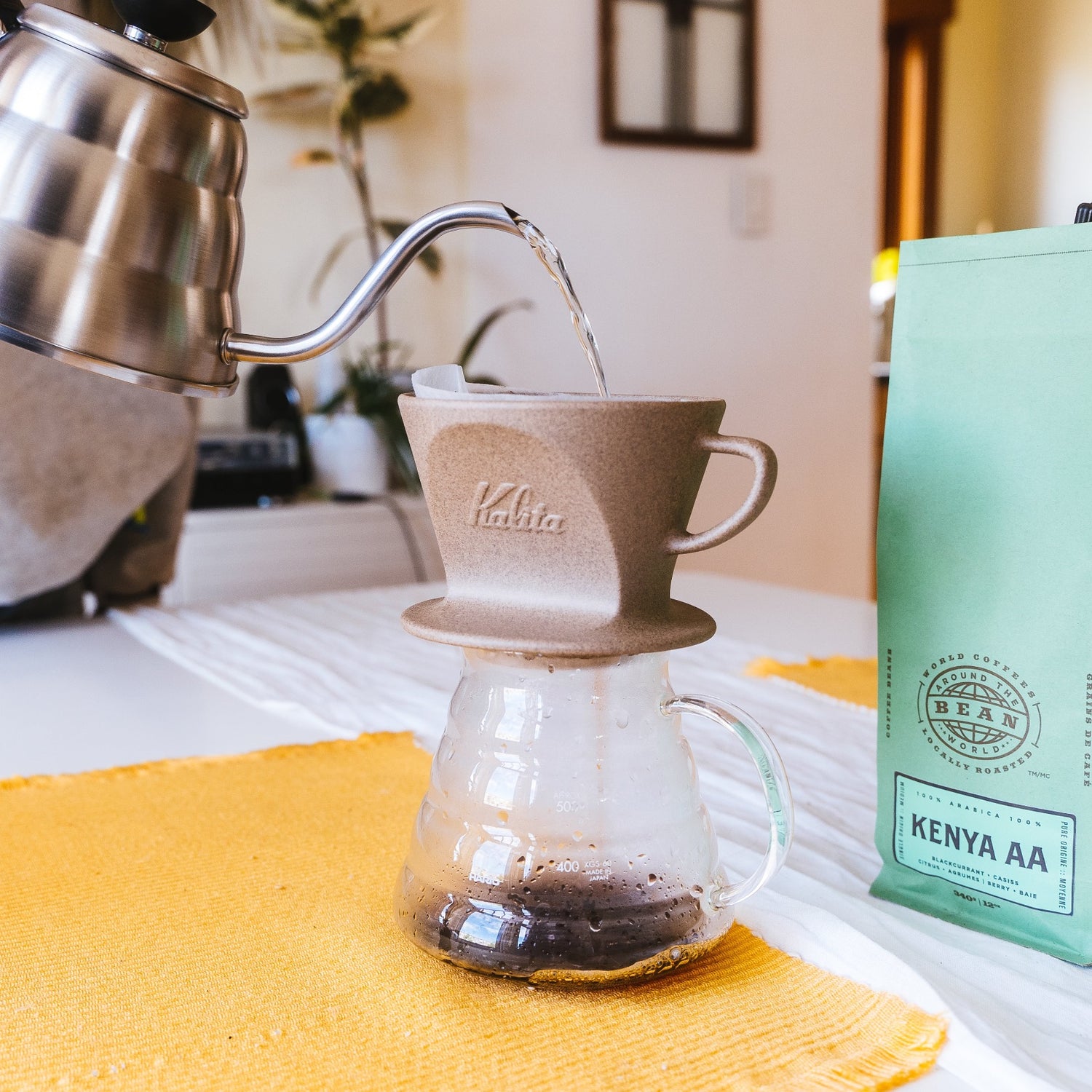 Kalita Coffee Dripper Wave Series Stainless Steel Made in Japan For 1-2 People TSUBAME & Kalita Kalita Coffee Dripper Wave Series Stainless Steel Made in Japan For 1-2 People TSUBAME & Kalita